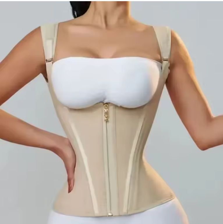 ShapeShasy®-Double Waistband Corset Vest Waist Trainer