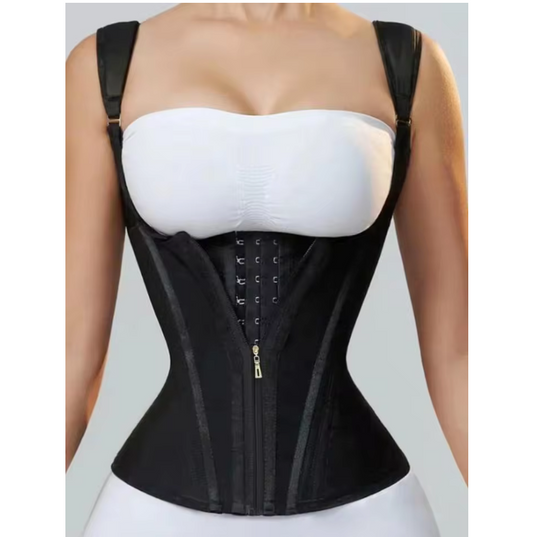 ShapeShasy®-Double Waistband Corset Vest Waist Trainer