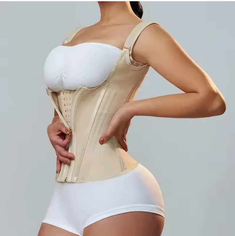 ShapeShasy®-Double Waistband Corset Vest Waist Trainer